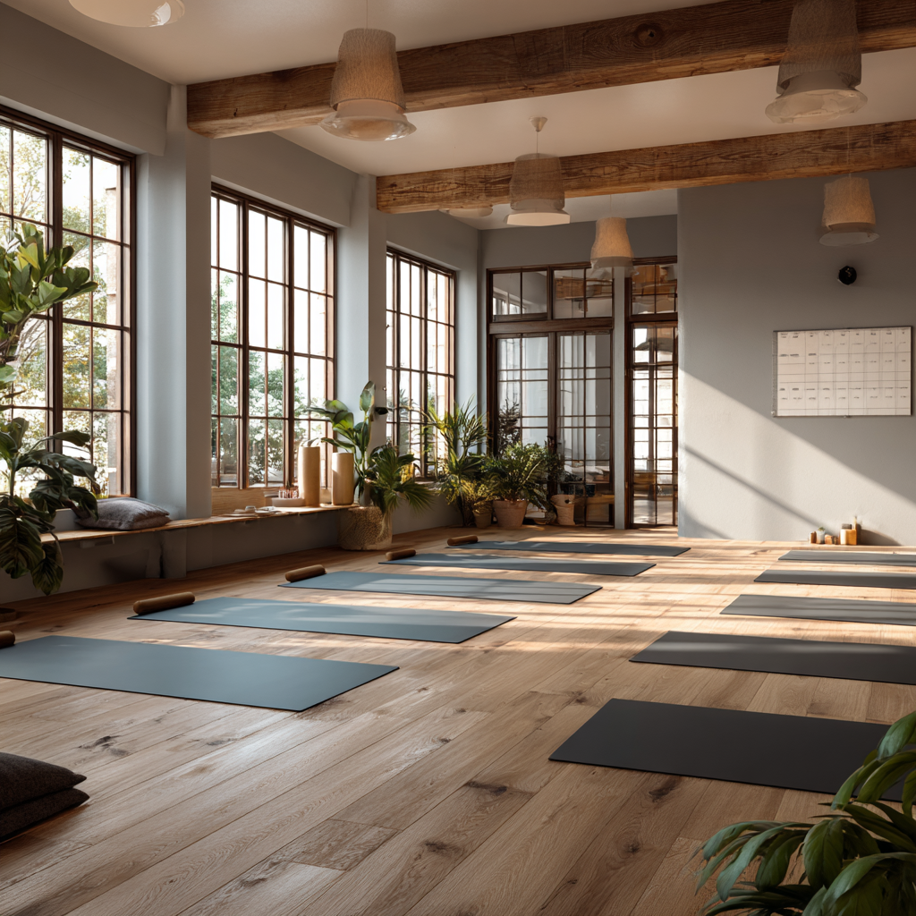 Жінка медитує на природі